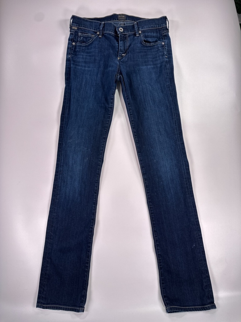 Citizens Of Humanity Ava Low Rise Straight Leg Jeans Dark Wash 28 - Picture 2 of 16